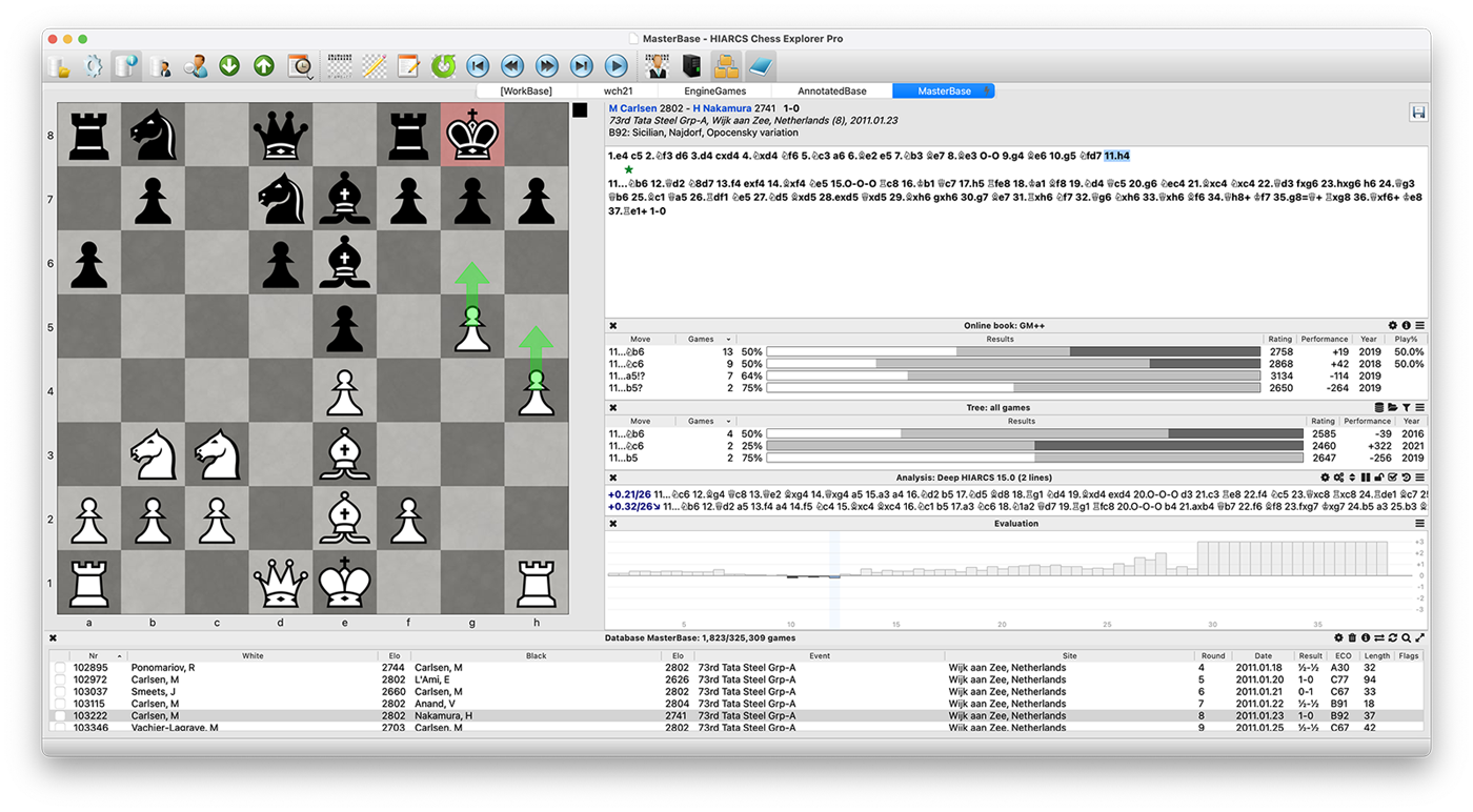 Mac Chess Program: Tree and Evaluation screenshot