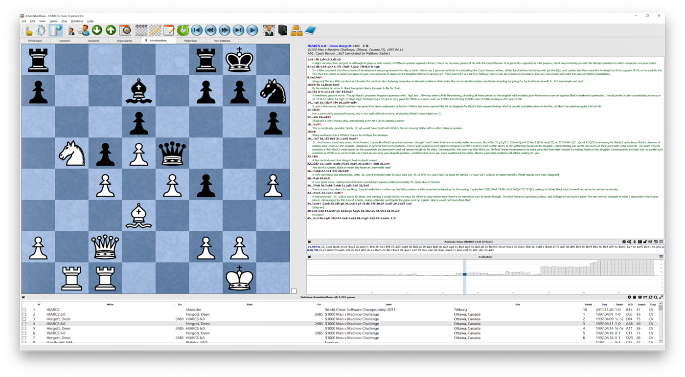 PC Chess Software: HCE Pro screenshot