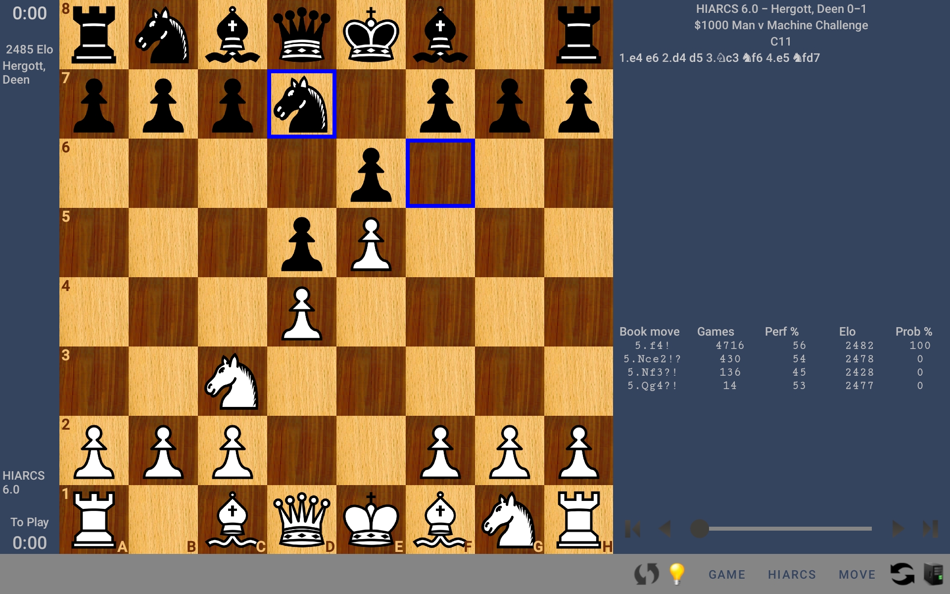 Hiarcs Chess for Android Tablet Screenshot