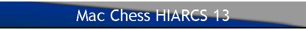 Mac Chess HIARCS 13
